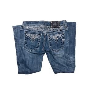 Miss Me Boot Cut Women’s Jeans Size 27 Bling Jeans (N19)